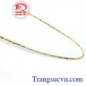 Dây chuyền nữ vàng tây sang trọng