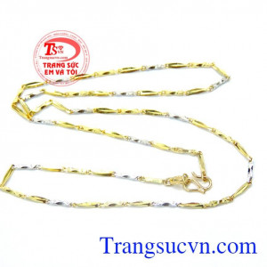 Dây chuyền nữ 10k họa tiết đẹp