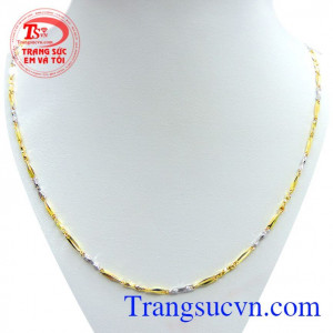 Dây chuyền nữ đeo sáng hợp thời trang và sản phẩm dây chuyền vàng cho phái đẹp chất lượng
