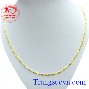 Chiếc dây chuyên khúc kiểu sáng dành cho nữ đeo bền đẹp hợp thời trang