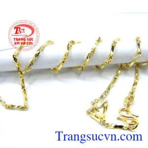 Dây chuyền vàng nữ tính 10k