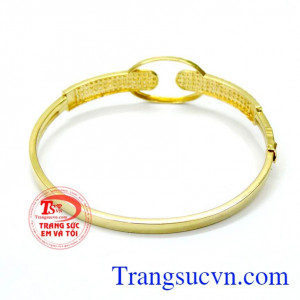 Vòng tay nữ vàng 10k nữ tính