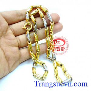 Dây chuyền 10k vàng nam tính sản phẩm đảm bảo chất lượng cao