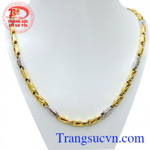 Dây chuyền 10k vàng nam tính sản phẩm đảm bảo chất lượng cao