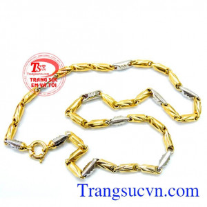Dây chuyền nam vàng tây sang trọng