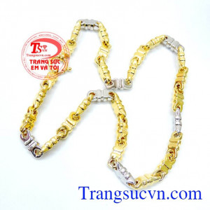 Dây chuyền nam vàng itali sành điệu dây chuyền nam vàng tây giá chuẩn, dây chuyền nam vàng thiết kế tinh tế, hợp thời trang, dễ phối hợp với các trang sức khác