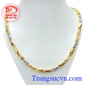 Dây chuyền nam vàng 10k sáng bóng dây chuyền nam vàng tây giá chuẩn, dây chuyền nam vàng thiết kế tinh tế, hợp thời trang, dễ phối hợp với các trang sức khác