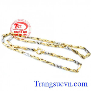 Dây chuyền nam vàng tây nam tính