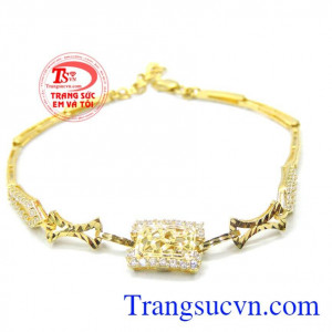 Lắc tay vàng tây nữ đẹp 10k