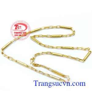Dây chuyền nam vàng tây đẹp sang trọng