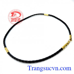 Sản phẩm dây da bọc vàng được đặt hàng theo yêu cầu