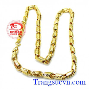 Dây chuyền nam vàng tây đẹp sang trọng
