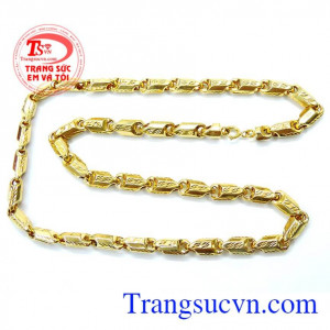 Dây chuyền nam vàng tây đẹp sang trọng