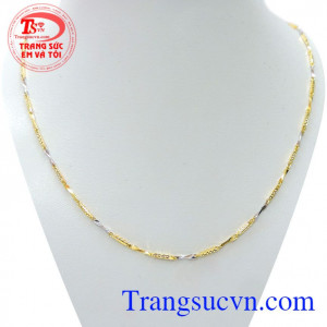 Dây chuyền nữ khúc quý phái là dây chuyền nữ vàng tây đảm bảo chất lượng