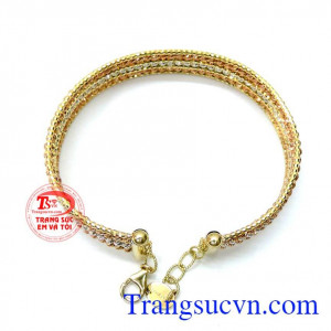 Vòng tay vàng tây đẹp, vòng tay kiểu dáng đẹp. Vòng tay dạng kết nữ tính đẹp