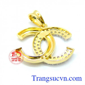 Mặt dây korea sang trọng, mặt dây vàng tây