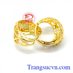 Hoa tai nữ vàng 10k kiểu đẹp bảo hành 6 tháng giao hàng trên toàn quốc