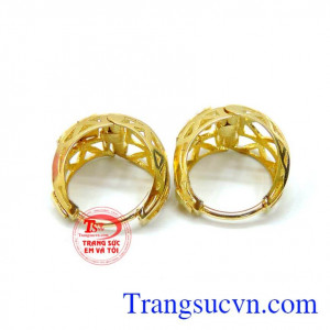 Hoa tai nữ vàng 10k kiểu đẹp