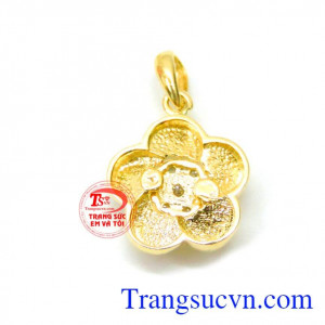 Mặt dây korea bông hoa 5 cánh