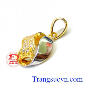 Mặt dây nữ korea vàng 10k sáng bóng nhỏ xinh cho nữ.