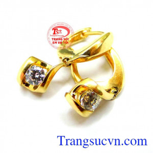 Nữ trang hoa tai vàng 10k