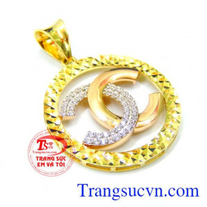 Mặt chuyền nữ, mặt dây vàng đẹp, đeo hợp thời trang.