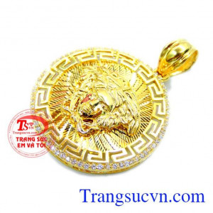 Mặt dây nam 10k kiểu đẹp biểu tượng một nhân vật trong thần thoại Hy Lạp