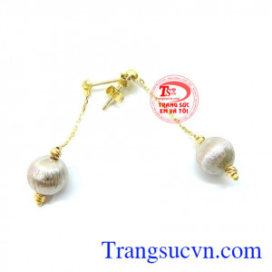 Bán Đôi hoa tai vàng 10k cá tính đẹp, hoa tai vàng tây 10k thiết kế nhẹ nhàng đơn giản tạo vẻ đẹp thanh lịch cho phái nữ.