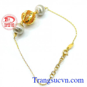 Bán sản phẩm lắc nữ hạt tròn với thiết kế và chế tác tinh tế.