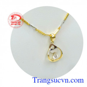 Bộ nữ trang vàng 10k trẻ trung