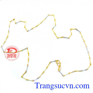 Dây chuyền nữ vàng tây sang trọng