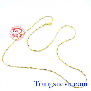 Dây chuyền nữ vàng tây sang trọng