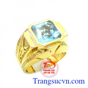Nhẫn nam Topaz đẹp