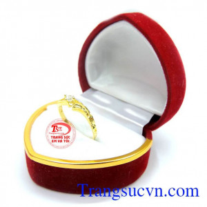 Nhẫn nữ vàng bền đẹp 10k dành cho nữ. 