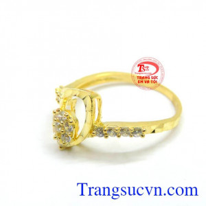 Thanh toán an toàn trên toàn quốc. Nhẫn nữ vàng đá kiểu đẹp