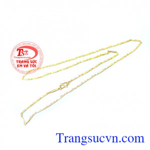Dây chuyền vàng nữ tính giá rẻ