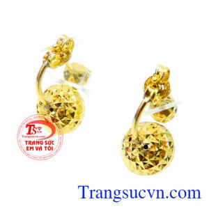 Hoa tai 18k nữ tính