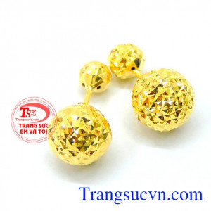 Hoa tai vàng thời trang đẹp vàng 18k hoa tai đẹp, chất lượng đảm bảo.