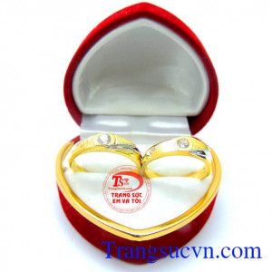 Nhẫn cưới vàng giá rẻ đẹp sang trọng kinh tế cho đôi bạn trẻ