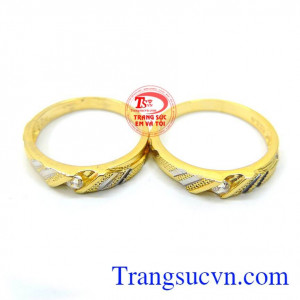 Nhẫn cưới vàng giá rẻ đẹp sang trọng kinh tế cho đôi bạn trẻ