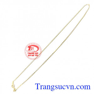 Dây chuyền vàng trẻ em dây,phù hợp làm quà tặng, sinh nhật