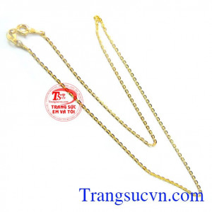 Dây chuyền vàng trẻ em 10k