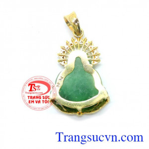 Mặt phật di lặc bọc vàng sang trọng