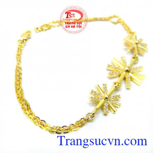 Nữ trang sức 10k lắc tay thiết kế hậu duệ mặt trời korea may mắn nhiều điều tốt lành. 