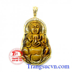 Mặt phật quan âm bọc vàng đẹp là mặt dây chuyền nam sang trọng,hợp thời trang đẳng cấp, sản phẩm nam tính hợp phong thủy.