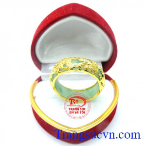 Nhẫn Nam Vàng Tây sang trọng