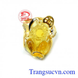 Chất lượng vàng được đảm bảo uy tín. Nhẫn nữ tỳ hưu bọc vàng giá rẻ