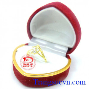 Nhẫn vàng nữ tính 10k