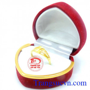 Nhẫn vàng nữ tính giá rẻ