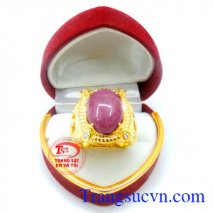 Nhẫn nam ruby mạnh mẽ là loại nhẫn đang hot nhất trên thị trường hiện nay và được rất nhiều người ưa chuộng